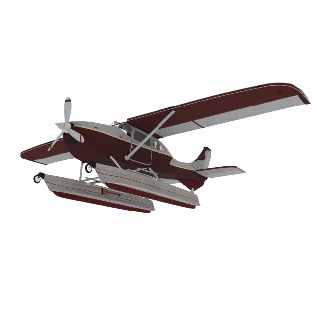 aircraft06 3D Model .c4d .max .obj .3ds .fbx .stl .blend