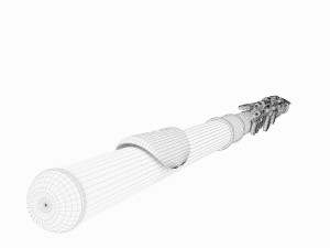 flute 3D 모델