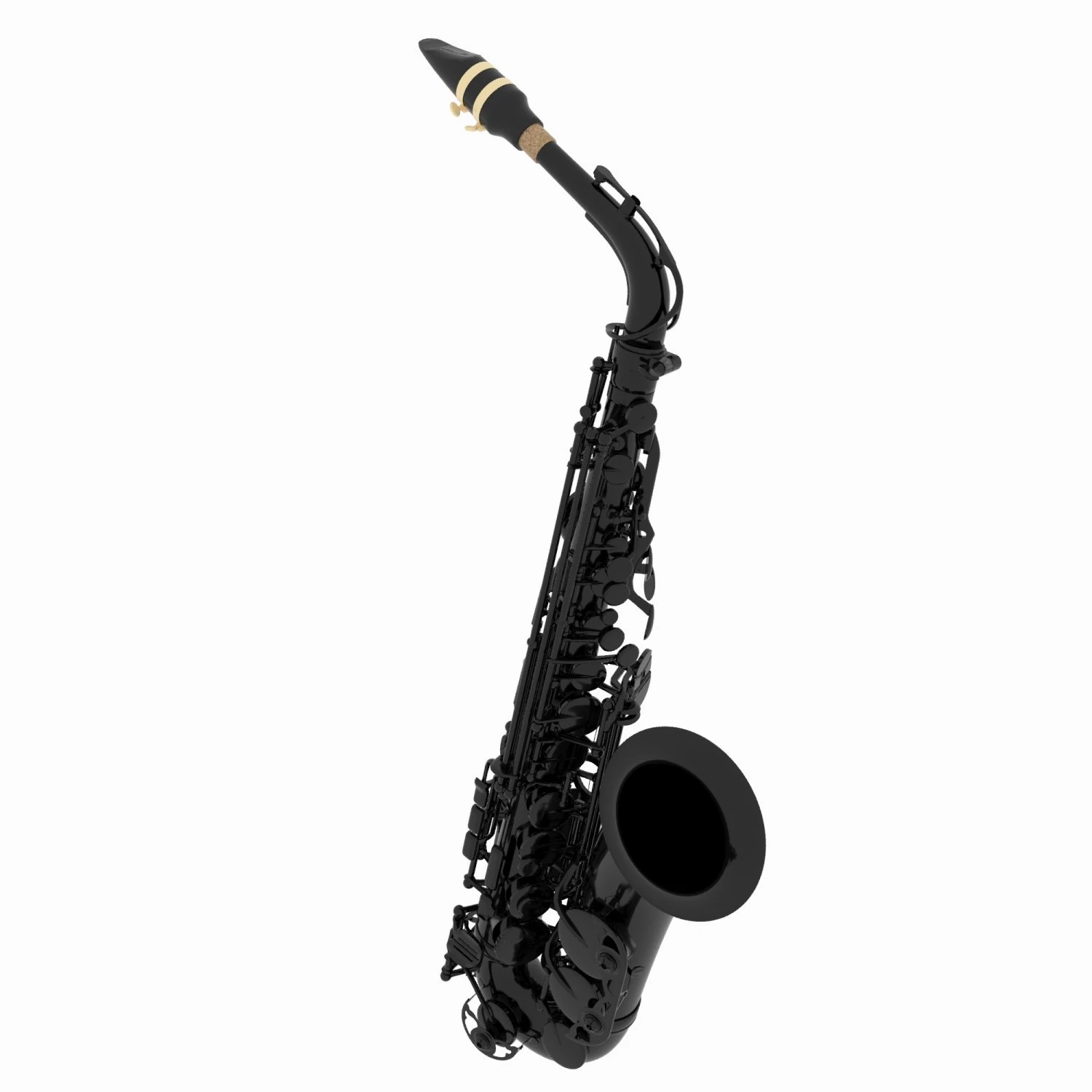 saxophone 3D Model .c4d .max .obj .3ds .fbx .stl .blend 