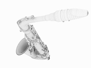 saxophone Modelo 3D