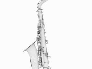 saxophone Modelo 3D
