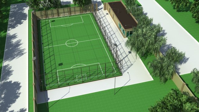 stadium 3d Modelo 3D .c4d .max .obj .3ds .fbx .stl .blend 