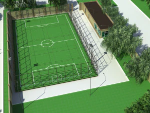 stadion 3d Model 3D