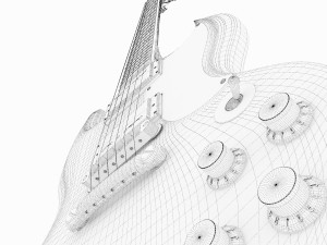 electric guitar 3D Model