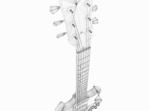 electric guitar 3D Model