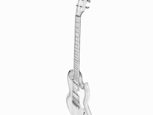 electric guitar 3D Model