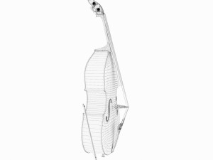 double bass 3D Model