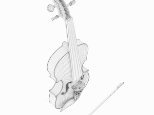 violin 3Dモデル