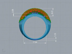diamond ring 3D Model