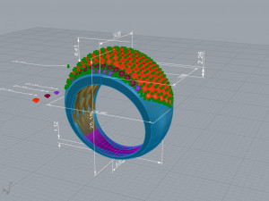 diamond ring Model 3D