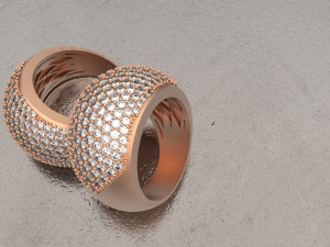 diamond ring Model 3D