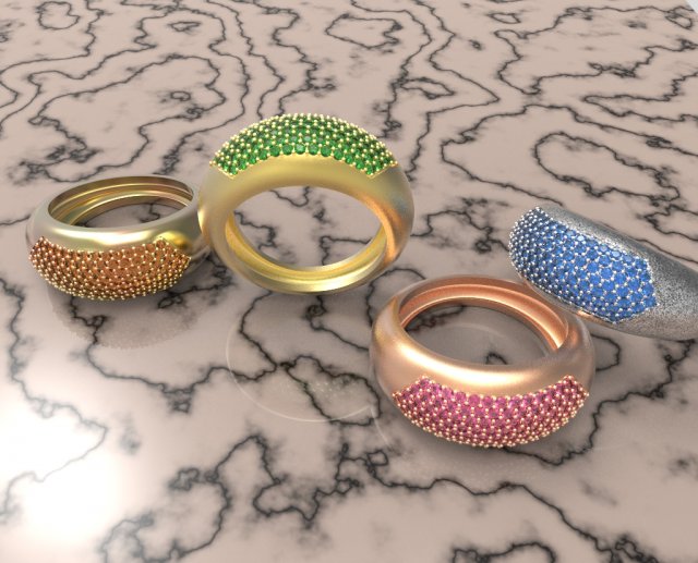 ring bombe 3D मॉडल .c4d .max .obj .3ds .fbx .stl .blend 
