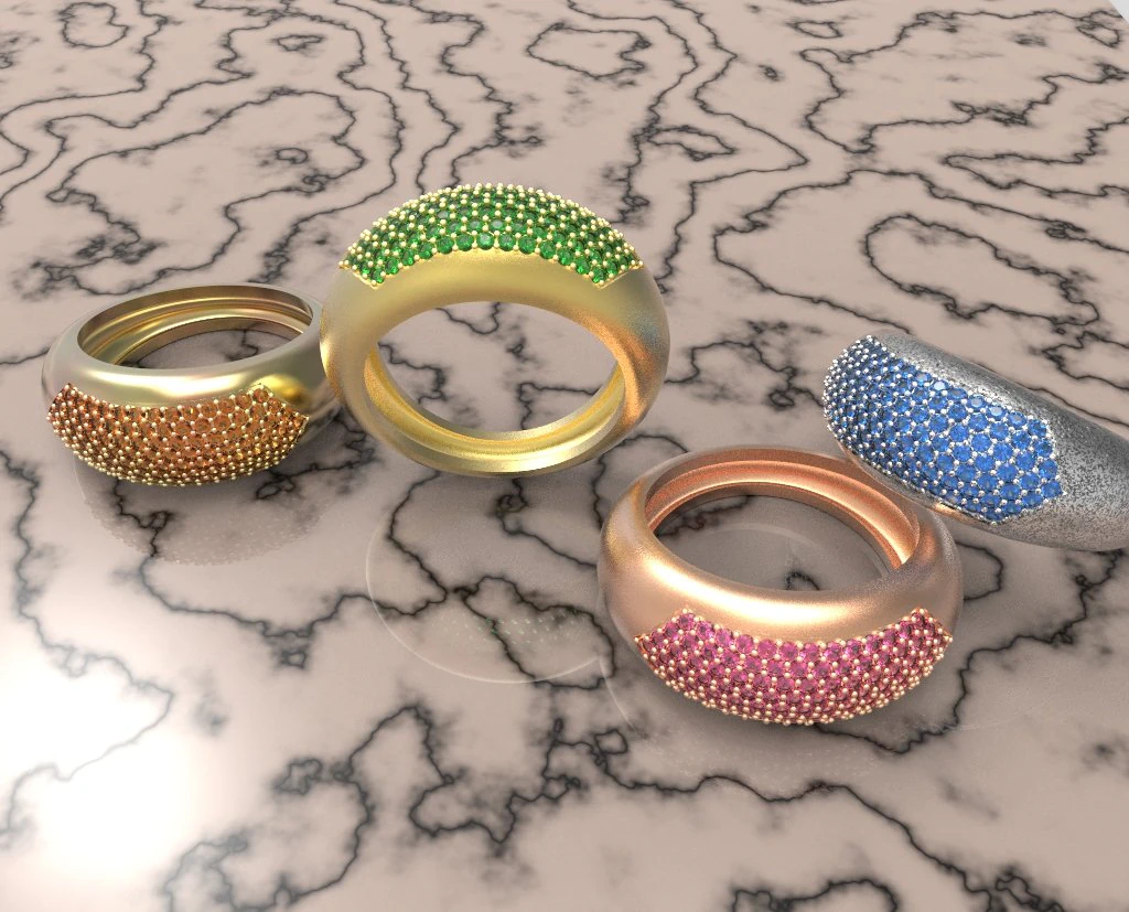 ring bombe 3D Model .c4d .max .obj .3ds .fbx .stl .blend 