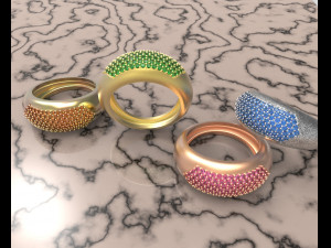 ring bombe 3D 모델