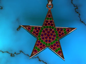 star pendant 3D Model