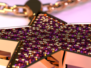 star pendant Modèle 3D