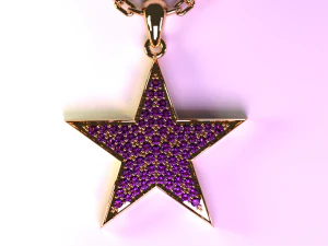 star pendant 3D Model