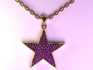 star pendant 3D Model