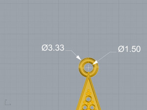 star pendant Modèle 3D