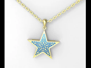star pendant 3D Model