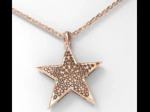 star pendant 3D Model