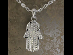 m&atilde;o de deus Modelo 3D