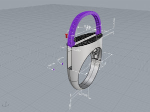 new egipcio ring 3D 打印模型
