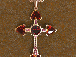 heart pendant Modèles 3D en vedette