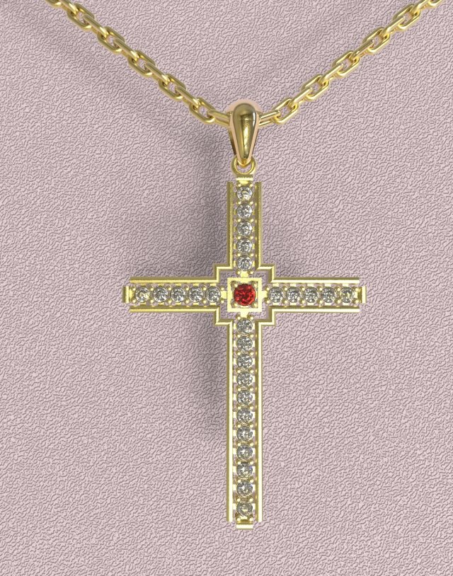 new cross 3D Baskı Modeli .c4d .max .obj .3ds .fbx .stl .blend 