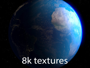 planet earth 3Dモデル