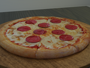 pizza 3Dモデル