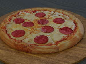 pizza 3Dモデル