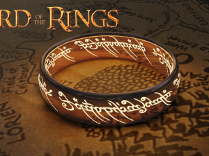 Lord Of The Rings Low-Poly Ring 3D 모델