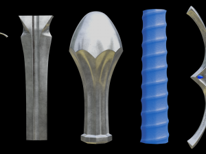 Gandalfs Sword Glamdring From The Hobbit - Low-Poly Low-poly Low-poly Modelo 3D