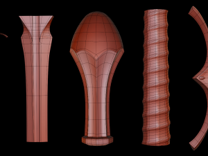 Gandalfs Sword Glamdring From The Hobbit - Low-Poly Low-poly Low-poly Modelo 3D