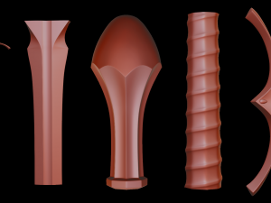 Gandalfs Sword Glamdring From The Hobbit - Low-Poly Low-poly Low-poly Modelo 3D