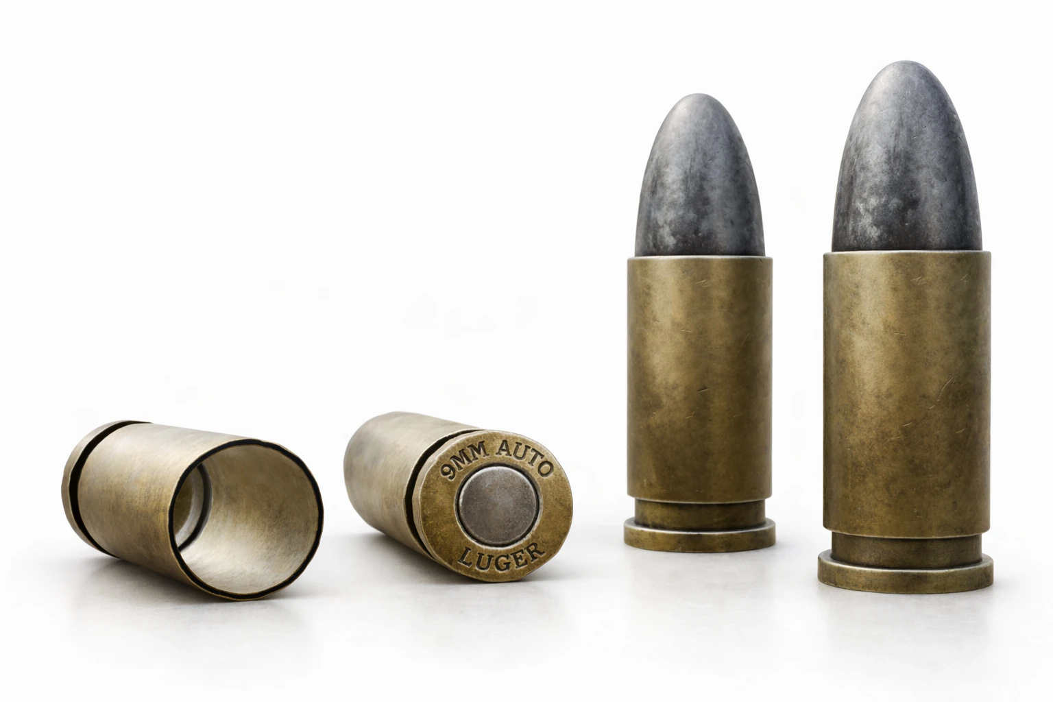 Bullets 9mm Bullet 3D Model .c4d .max .obj .3ds .fbx .stl .blend