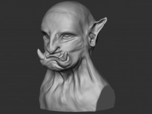 orc head 3D Model