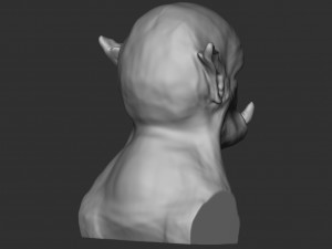 orc head 3D Model