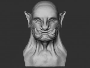 orc head 3D Model