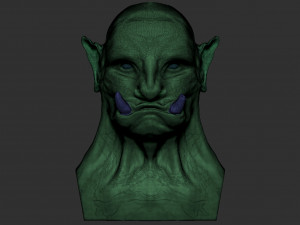 orc head 3D Model