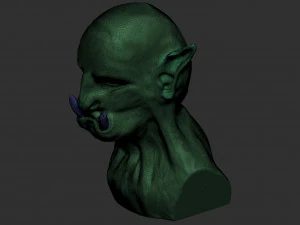 orc head 3D Model