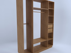 bedroom wardrobe 3D Model