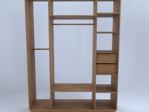 bedroom wardrobe 3D Model