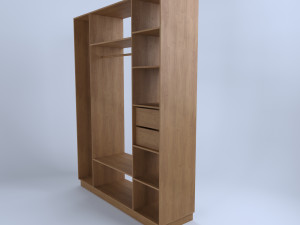 bedroom wardrobe 3D Model