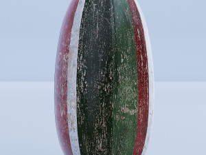 wooden decor - vases and bowl 3D मॉडल