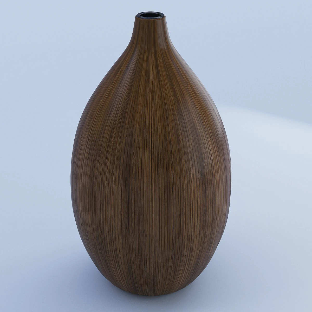 wooden vase 3D Model .c4d .max .obj .3ds .fbx .stl .blend
