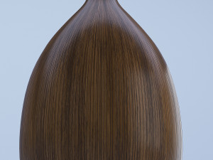 wooden vase 3Dモデル