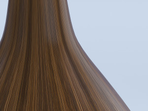wooden vase 3Dモデル