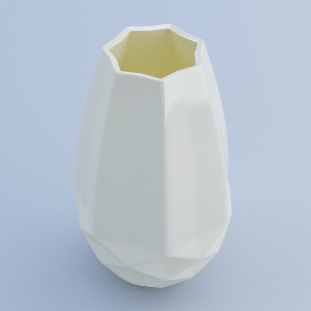 ceramic white vase Modèle 3D .c4d .max .obj .3ds .fbx .stl .blend 